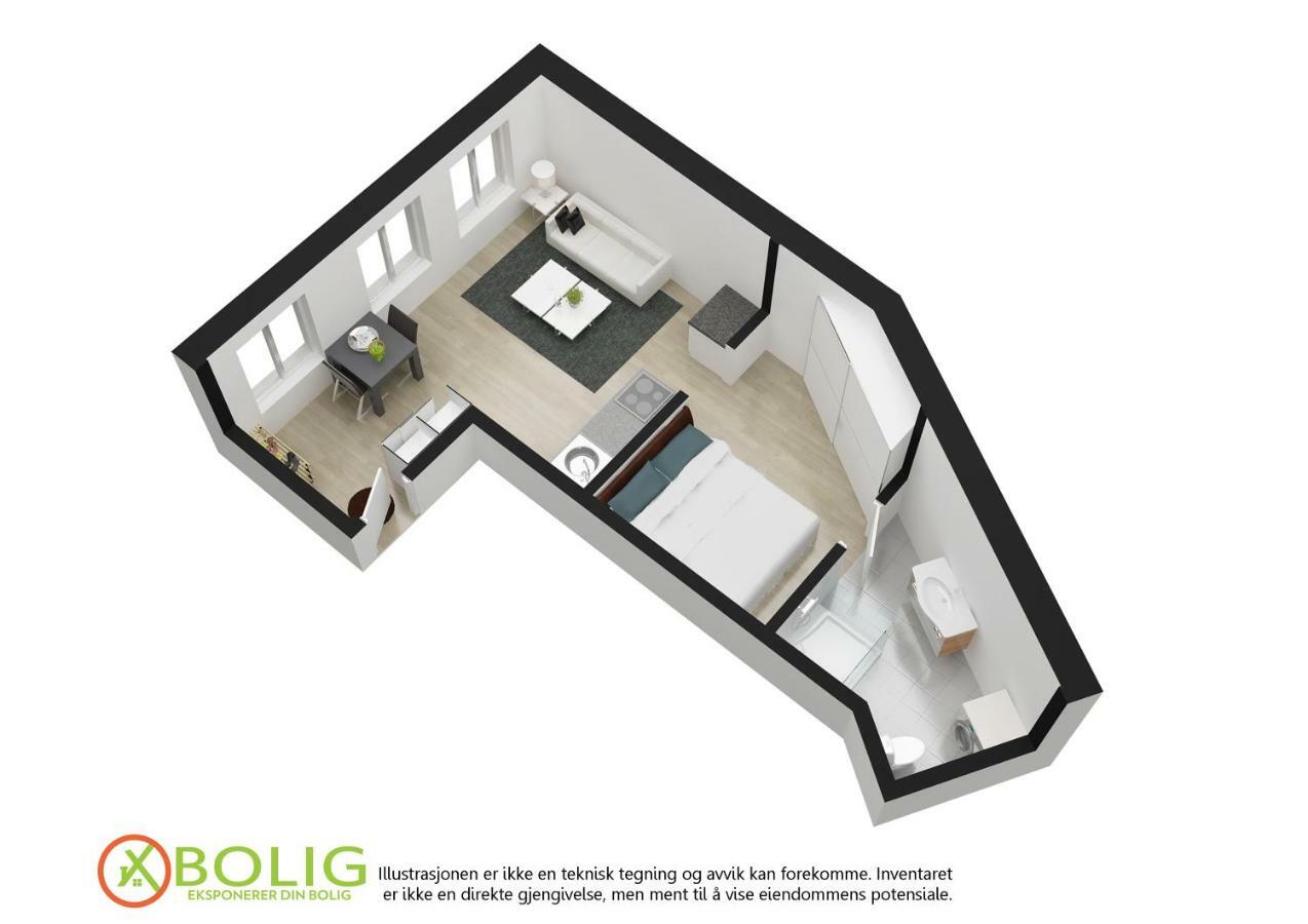 Barfot Apartments Bergen Bagian luar foto